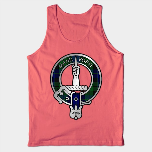 Clan MacKay Tartan Crest Tank Top by Taylor'd Designs